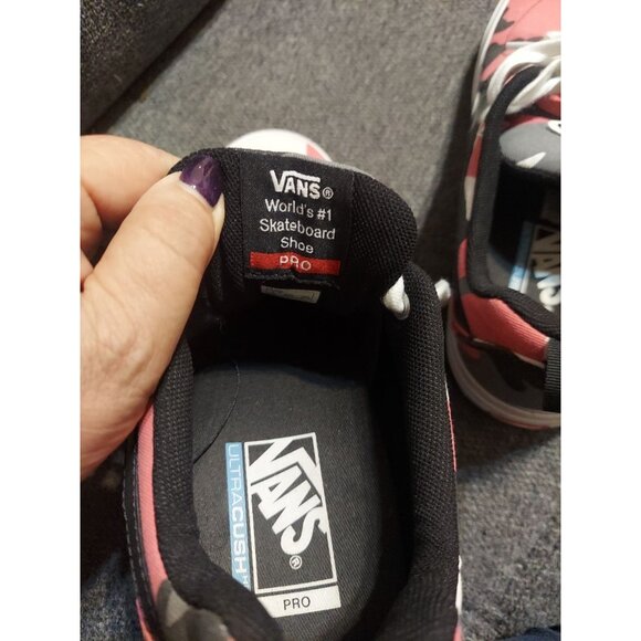 Vans Kyle Walker Pro Pink Black Camo Skateboard Shoes Size 7 Ultra Cush Low Mens - Picture 12 of 14